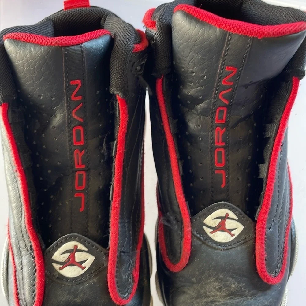 Jordan Kids Shoes Red and Black 1Y